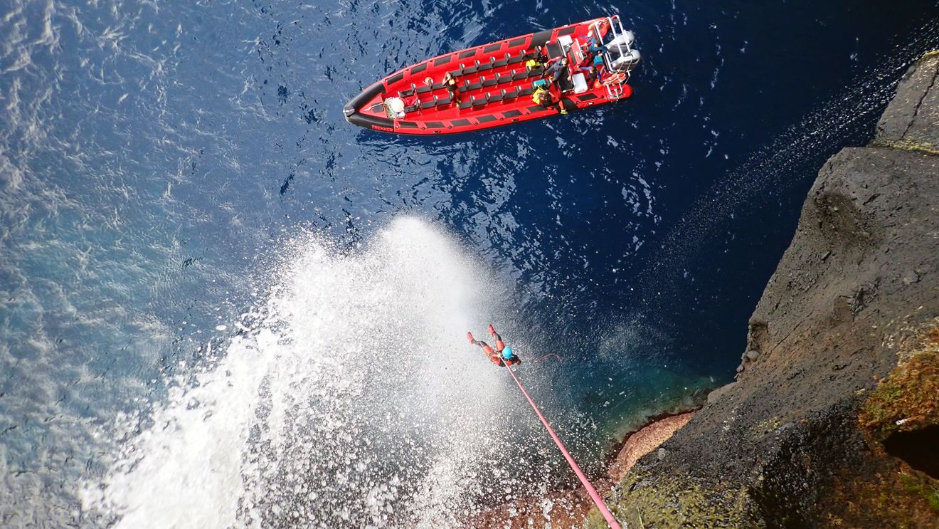 Canyoning Expedition . Flores Island